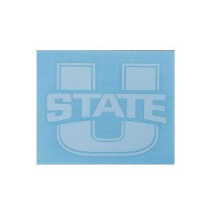 white utah state decal